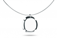 Bouchon necklace by Anna Marešová, Champagne collection.