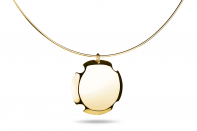  Bouchon necklace by Anna Marešová, Champagne collection.