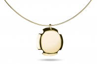 Bouchon necklace by Anna Marešová, Champagne collection.