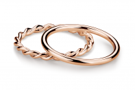 Muselet ring set by Anna Marešová, Champagne collection.