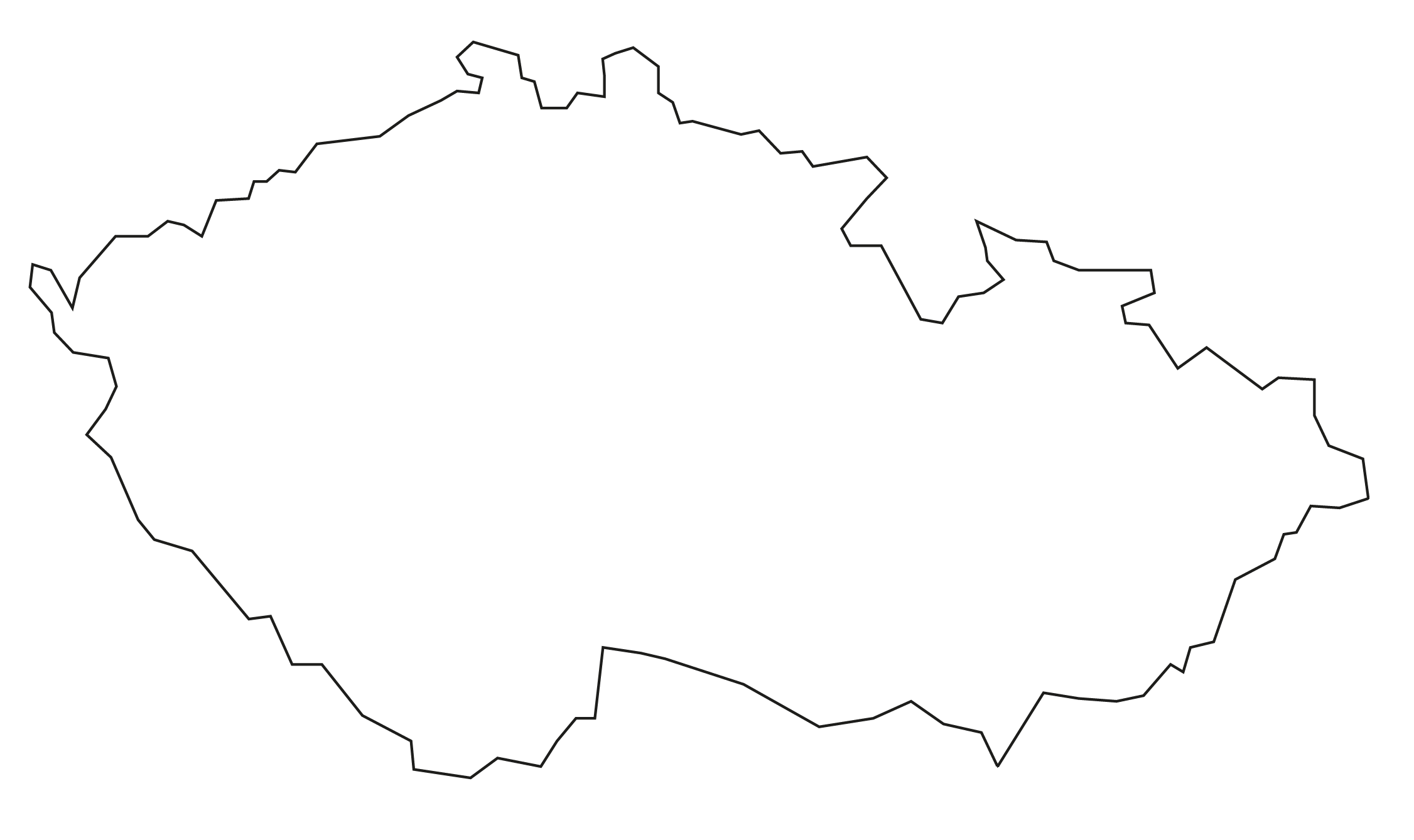 Mapa ČR