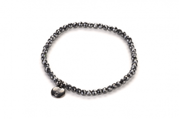 LUNA - dedicated to the desire for LOVE, hematite and silver