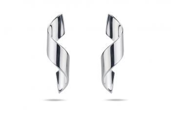 Guilty Crush Earrings - silver, glossy