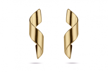 Guilty Crush Earrings - gold plated silver, matte