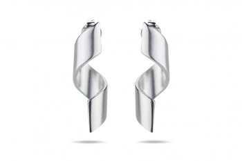 Fatal Crush Earrings - silver, matte