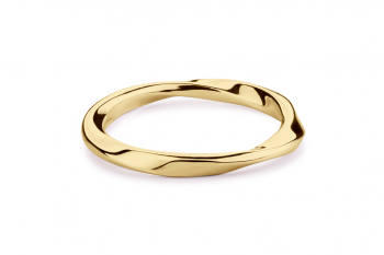 Guilty Crush Ring - stříbrný prsten pozlacený, lesk