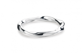 Fatal Crush Ring - silver, glossy