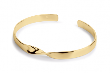 OMG Crush Bracelet - gold plated silver, glossy