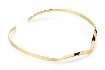 Expensive Crush Necklace - gold plated silver, glossy