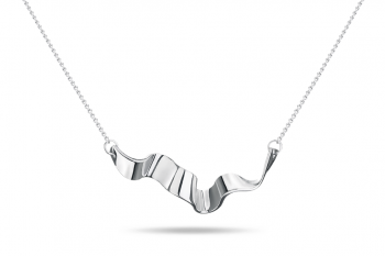 Summer Crush Necklace - silver, glossy