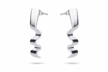 Summer Crush Earrings - silver, matte