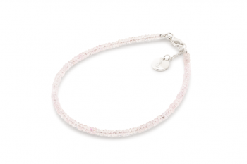 GUAVA - dedicated to the desire for SERENITY, morganite and silver