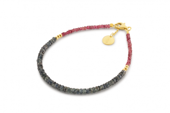 NIRVANA - dedicated to the desire for DECISION, sapphire, spinel and silver