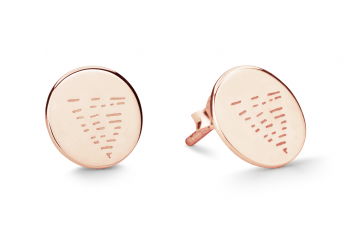 Element WATER Earrings - rose gold plated studs