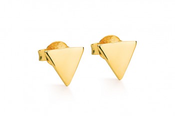 Element WATER - gold earrings, 14 carats
