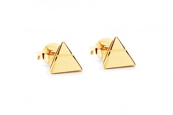 Element AIR - gold earrings, 14 carats
