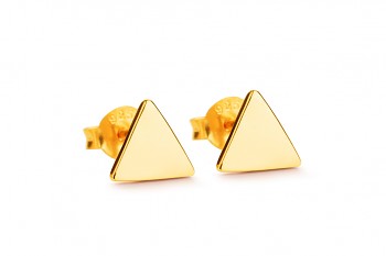 Element FIRE - gold earrings, 18 carats