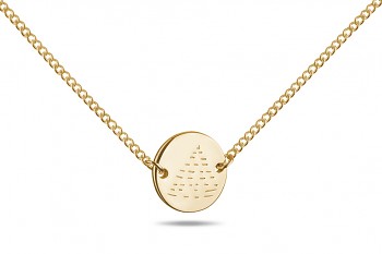 Element FIRE Choker - gold necklace, 14 carats