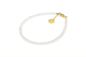 JASMINE - dedicated to the desire for BEAUTY, pearls and gold plated silver