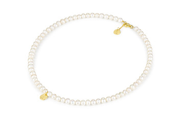 JASMINE - dedicated to the desire for BEAUTY, pearls and gold plated silver