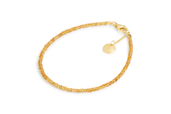 AGAVA - dedicated to the desire for YOUTH, citrine and gold plated silver