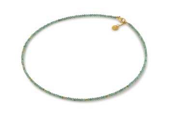 RATU EMERALD - dedicated to the desire for DECISION, emerald and gold plated silver