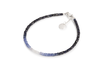 OMBRE SAPPHIRE - dedicated to the desire for DECISION, sapphire and silver