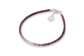 OMBRE RUBY - dedicated to the desire for DECISION, ruby and silver