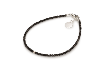 RHEA - dedicated to the desire for BEAUTY, black spinel and silver