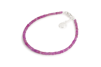 MAHATMA - dedicated to the desire for DECISION, pink sapphire and silver