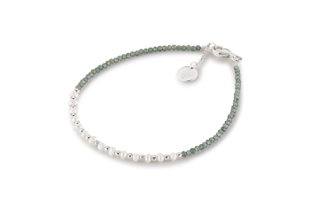 NAIAMA - zasvěcen touze po KRÁSE, perly, zelený safír a stříbro