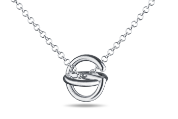 »G« Necklace - stříbrný náhrdelník s písmenem G