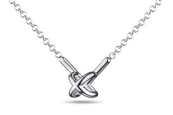 »P« Necklace - stříbrný náhrdelník s písmenem P
