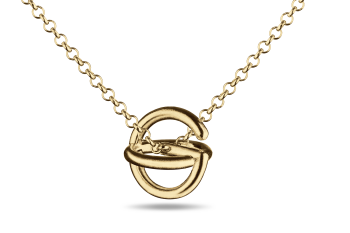 »G« Necklace - gold plated necklace with letter G