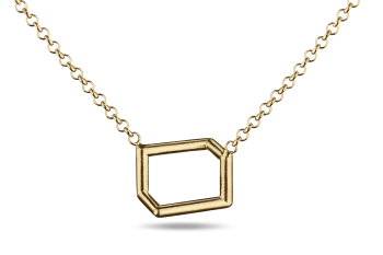 »L« Necklace - gold plated necklace with letter L