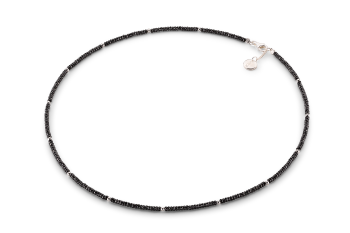 ANDROMEDAE - dedicated to the desire for BEAUTY, black spinel and silver