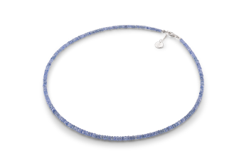 IPANEMA - necklace dedicated to the desire for DECISION, sapphire and silver