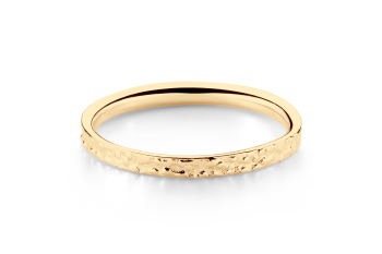 KANTI - subtle silver, gold plated ring