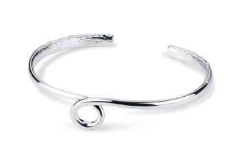 Mindfulness - silver bracelet for men
