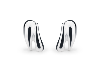 Manta Studs - strieborné náušnice