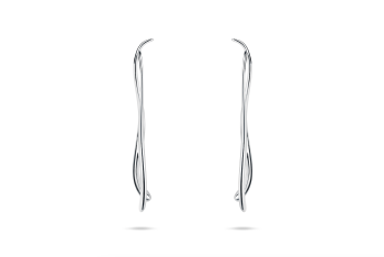 Manta Sticks  - silver earrings