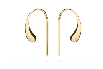 Manta Drops  - gold plated earrings