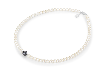 Tahitian - necklace with black Tahitian pearl dedicated to the desire for BEAUTY
