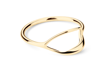 Rosa Dante Ring - jemný pozlacený prsten