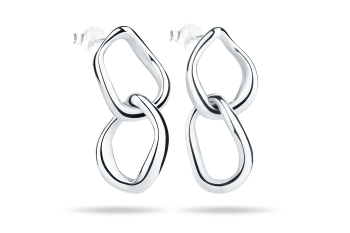 Rosa Dante Divine Earrings Small - stříbrné náušnice 