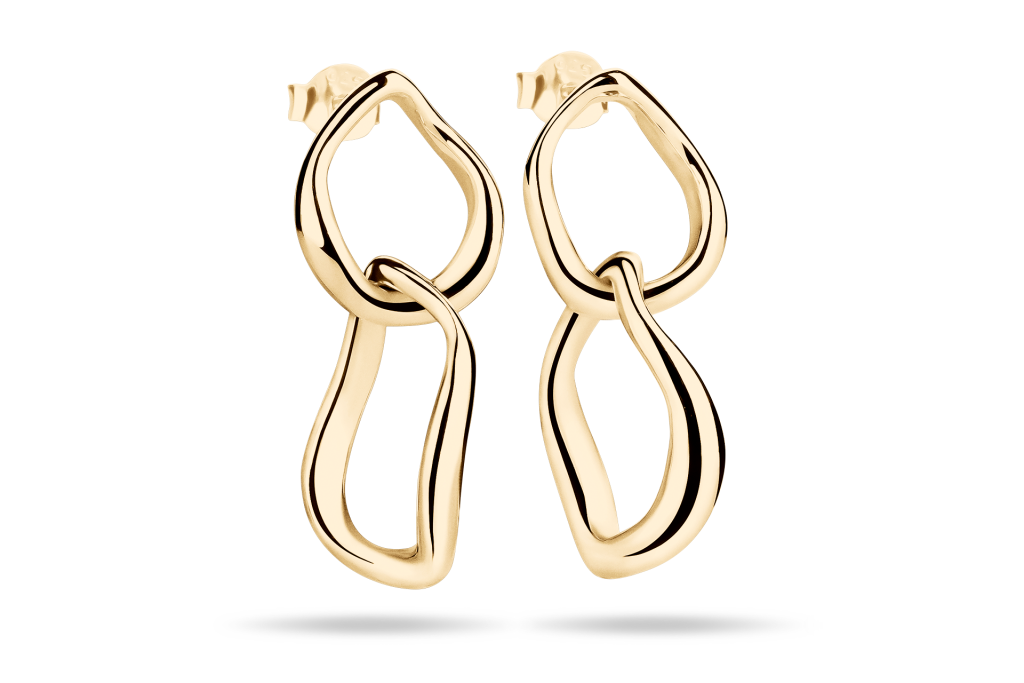 WAI Earrings - Stříbrné náušnice, mat
