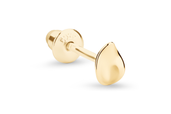 Rosa Tudor Piercing Earring - pozlacená piercingová náušnice
