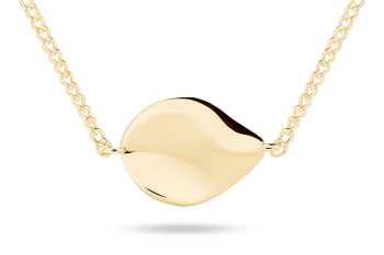 Rosa Tudor Necklace - pozlacený náhrdelník
