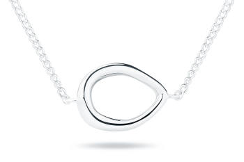 Rosa Dante Necklace - stříbrný náhrdelník