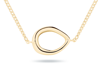 Rosa Dante Necklace - pozlacený náhrdelník